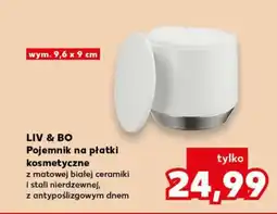 Kaufland LIV & BO Pojemnik na płatki kosmetyczne oferta