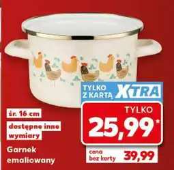 Kaufland Garnek emaliowany oferta