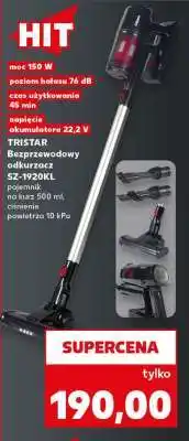 Kaufland TRISTAR Bezprzewodowy odkurzacz SZ-1920KL oferta