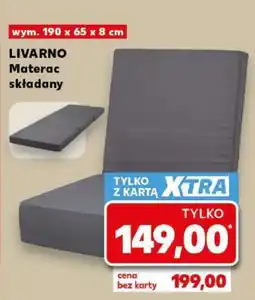 Kaufland LIVARNO Materac składany oferta