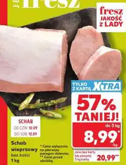 Kaufland Schab wieprzowy bez kości 1 kg oferta
