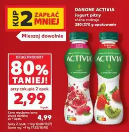 Kaufland DANONE ACTIVIA Jogurt pitny oferta
