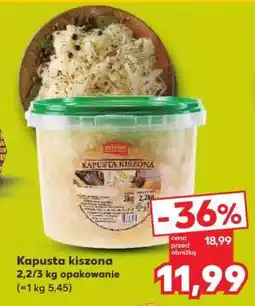 Kaufland Kapusta kiszona oferta