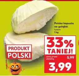 Kaufland Polska kapusta na gołąbki luzem 1 kg oferta