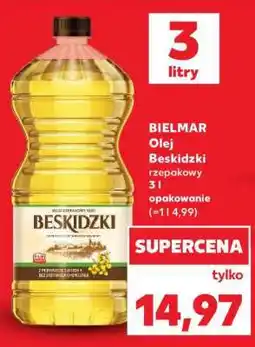 Kaufland BIELMAR Olej Beskidzki rzepakowy 3 l opakowanie oferta
