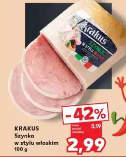 Kaufland KRAKUS Szynka w stylu włoskim 100 g oferta