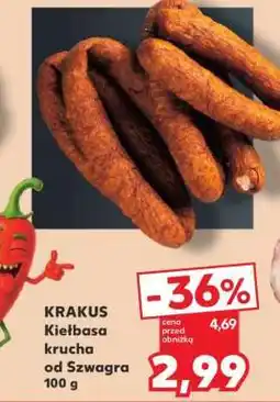Kaufland KRAKUS Kiełbasa krucha od Szwagra 100 g oferta