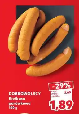 Kaufland DOBROWOLSCY Kiełbasa parówkowa 100 g oferta