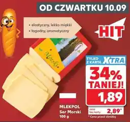 Kaufland MLEKPOL Ser Morski 100 g oferta