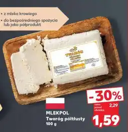 Kaufland MLEKPOL Twaróg półtłusty 100 g oferta