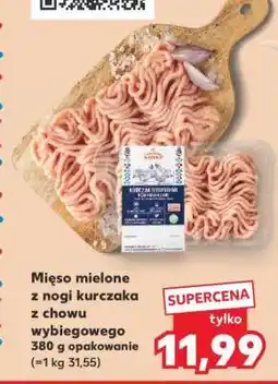 Kaufland Mięso mielone z nogi kurczaka z chowu wybiegowego 380 g opakowanie oferta