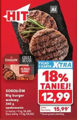Kaufland SOKOŁÓW Big burger wołowy oferta