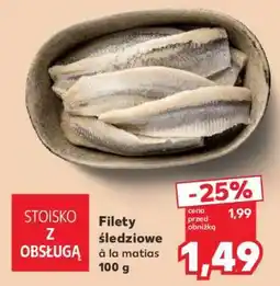 Kaufland Filety śledziowe à la matias 100 g oferta