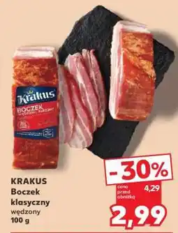 Kaufland KRAKUS Boczek klasyczny wędzony 100 g oferta
