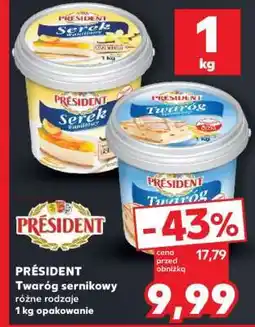 Kaufland PRÉSIDENT Twaróg sernikowy oferta