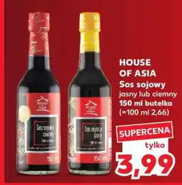 Kaufland HOUSE OF ASIA Sos sojowy jasny lub ciemny 150 ml butelka oferta