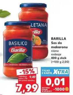 Kaufland BARILLA Sos do makaronu oferta