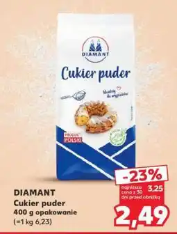 Kaufland DIAMANT Cukier puder 400 g opakowanie oferta