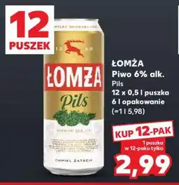 Kaufland ŁOMŻA Piwo 6% alk oferta
