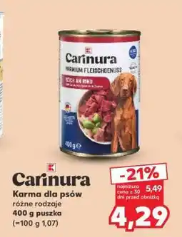 Kaufland Karma dla psów różne rodzaje 400 g puszka oferta