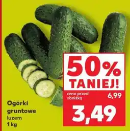 Kaufland Ogórki gruntowe luzem 1 kg oferta