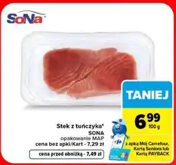 Carrefour Stek z tuńczyka oferta