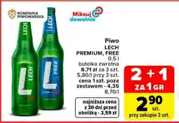 Carrefour Piwo Lech Premium/Free oferta