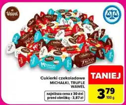 Carrefour Cukierki czekoladowe MICHALKI, TRUFLE WAWEL oferta