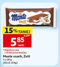 Auchan Monte snack Zott oferta