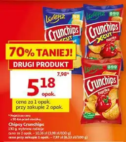 Auchan Chipsy CRUNCHIPS oferta