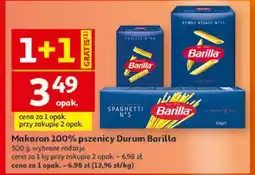 Auchan Makaron 100% pszenicy durum, Barilla oferta
