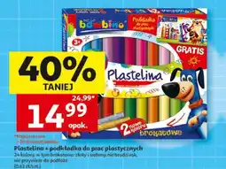 Auchan Plastelina + podkładka do prac plastycznych oferta