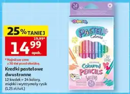 Auchan Kredki pastelowe dwustronne oferta