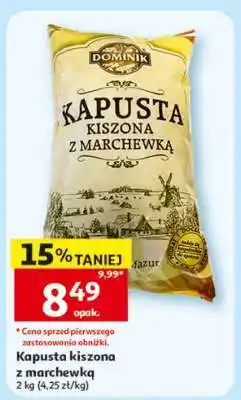 Auchan Kapusta kiszona z marchewką oferta