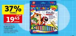 Auchan Kredki ołówkowe + temperówka oferta