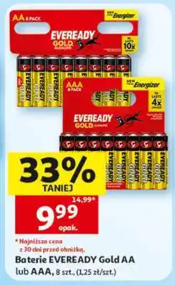 Auchan Baterie EVEREADY Gold AA lub AAA oferta