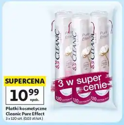 Auchan Płatki kosmetyczne Cleanic Pure Effect oferta