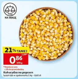 Auchan Kukurydza na popcorn oferta