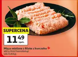 Auchan Mięso mielone z fileta z kurczaka oferta