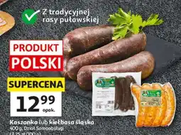 Auchan Kaszanka lub kiełbasa śląska oferta