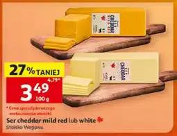 Auchan Ser Cheddar Mild red lub white oferta