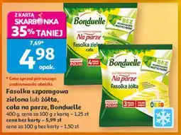 Auchan Fasolka szparagowa zielona lub żółta, cała na parze, Bonduelle oferta