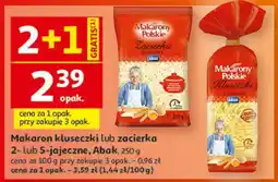 Auchan Makaron kluseczki lub zacierka oferta