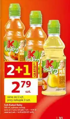 Auchan Sok Kubuś Baby oferta