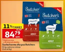 Auchan Sucha karma dla psa Butchers oferta