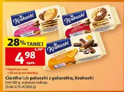 Auchan Ciastka lub paluszki z galaretką, Krakuski oferta