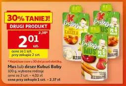 Auchan Mus lub deser Kubuś Baby oferta