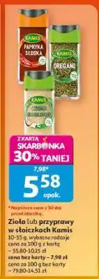 Auchan Zioła lub przyprawy w słoiczkach Kamis oferta