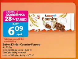 Auchan Baton Kinder Country Ferrero oferta