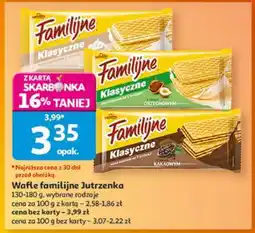 Auchan Wafle Familijne Jutrzenka oferta
